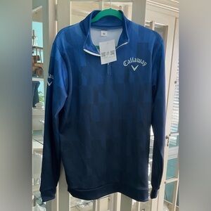 NEW Callaway 124th US Open Pinehurst Sport Quarter-Zip Jacket Geometric print